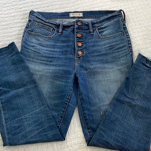 Madewell 9” high riser skinny skinny